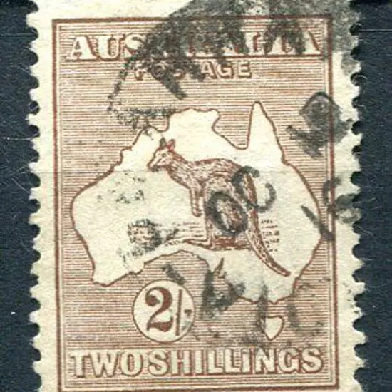 2/- brown with inverted wmk. Good to fine used ...