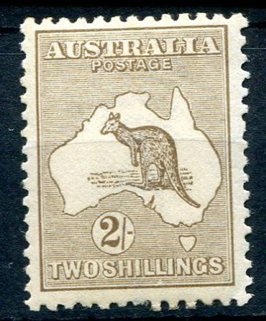 2/- pale brown with "white flaw under 2nd "L" of ... Image 1++