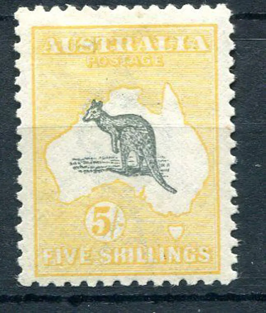 5/- grey black & chrome. Fine MLH with good ... Image 1++