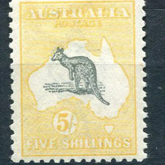 5/- grey black & chrome. Fine MLH with good ...