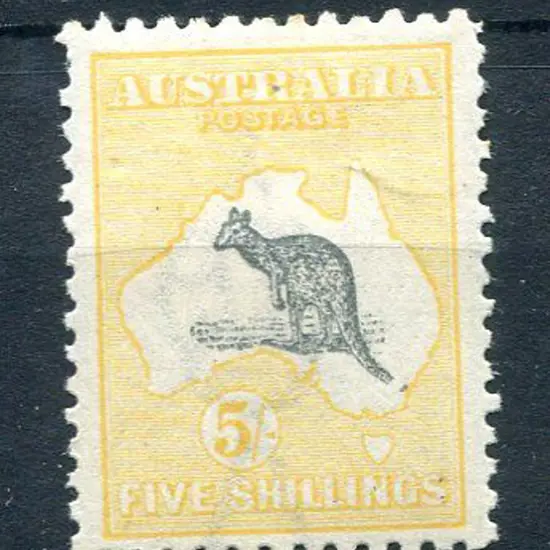 5/- grey-black & chrome with "broken tail on ...