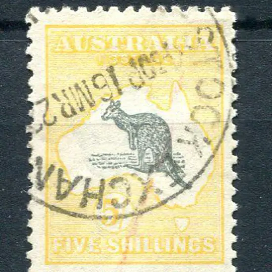 5/- grey-black & chrome. Fine used with part Stock ...