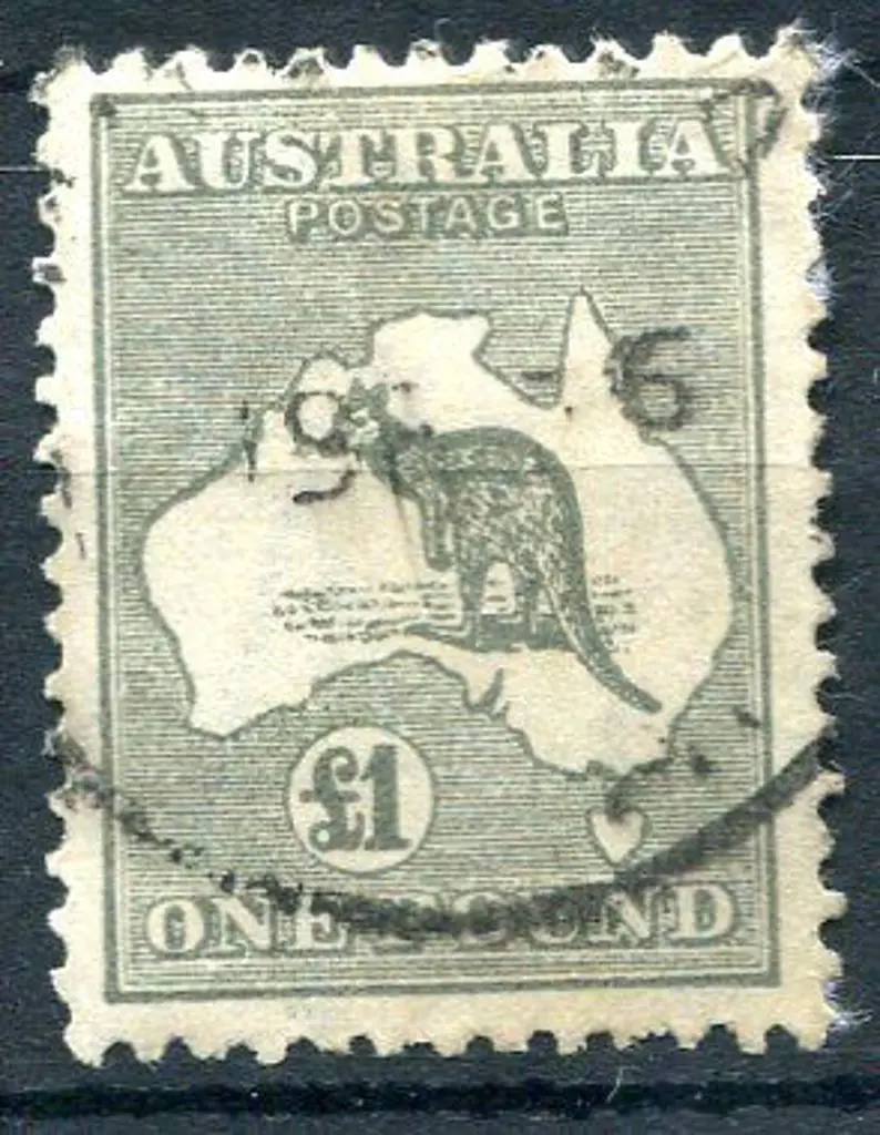 £1 grey. Fine postally used, well centred with ... Image 1++