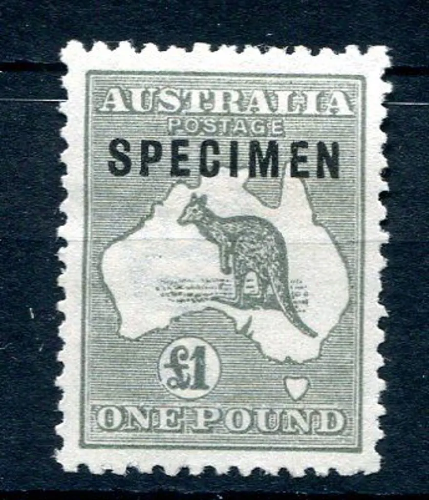 £1 grey ovptd "SPECIMEN" type C. MNG. ACSC 53Xb, ... Image 1++
