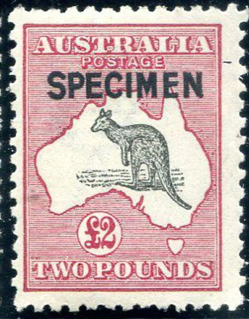 £2 black & rose ovptd "SPECIMEN" type B. Centred a ... Image 1++