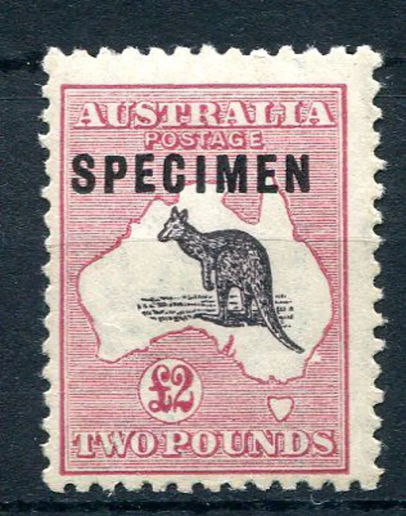 £2 black & rose ovptd "SPECIMEN" type C with ... Image 1++