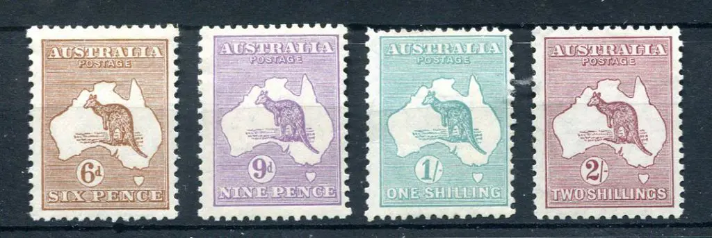 1929/30 Small Multiple Watermark 6d brown to 2/- ... Image 1++
