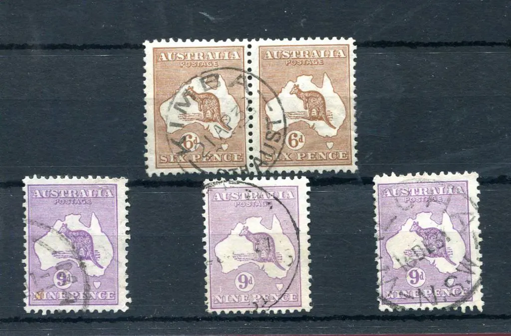 1929/30 Small Multiple Watermark 6d chestnut ... Image 1++