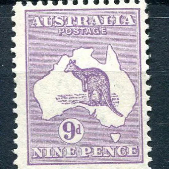 1929/30 Small Multiple Watermark 9d pale violet. ...