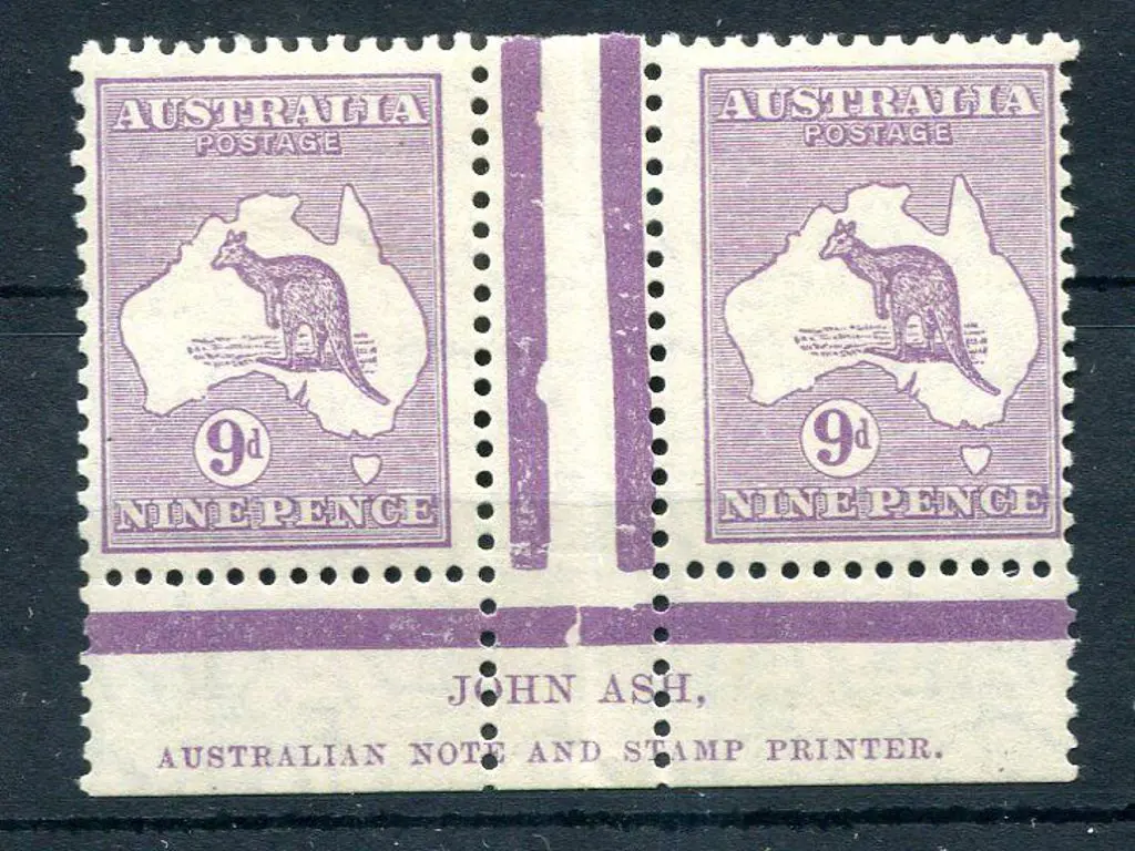 1929/30 Small Multiple Watermark 9d pale violet ... Image 1++