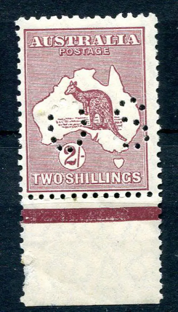 1929/30 Small Multiple Watermark 2/- maroon with ... Image 1++