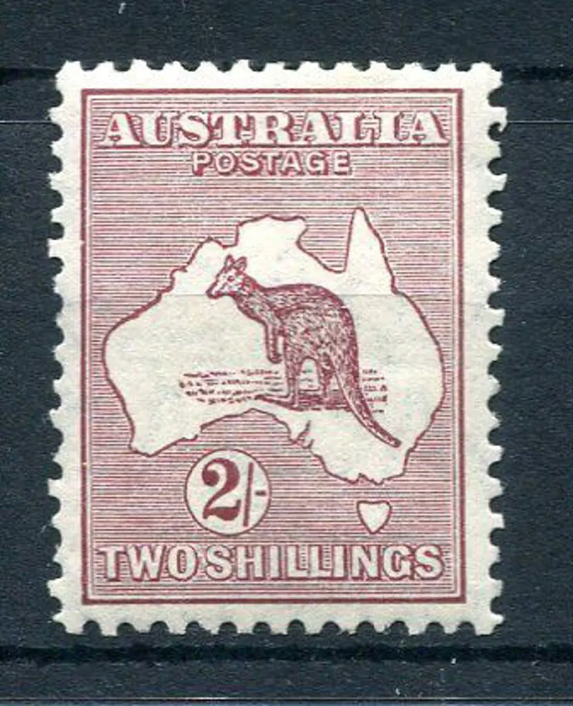 1929/30 Small Multiple Watermark 2/- maroon with ... Image 1++