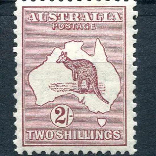 1929/30 Small Multiple Watermark 2/- maroon with ...