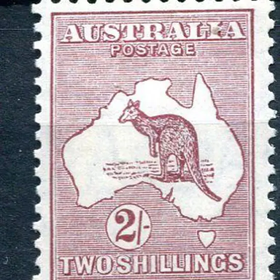 1929/30 Small Multiple Watermark 2/- maroon. Fine ...