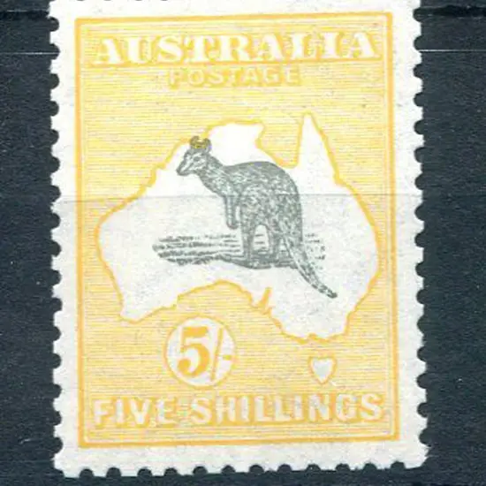 1929/30 Small Multiple Watermark 5/- grey & ...