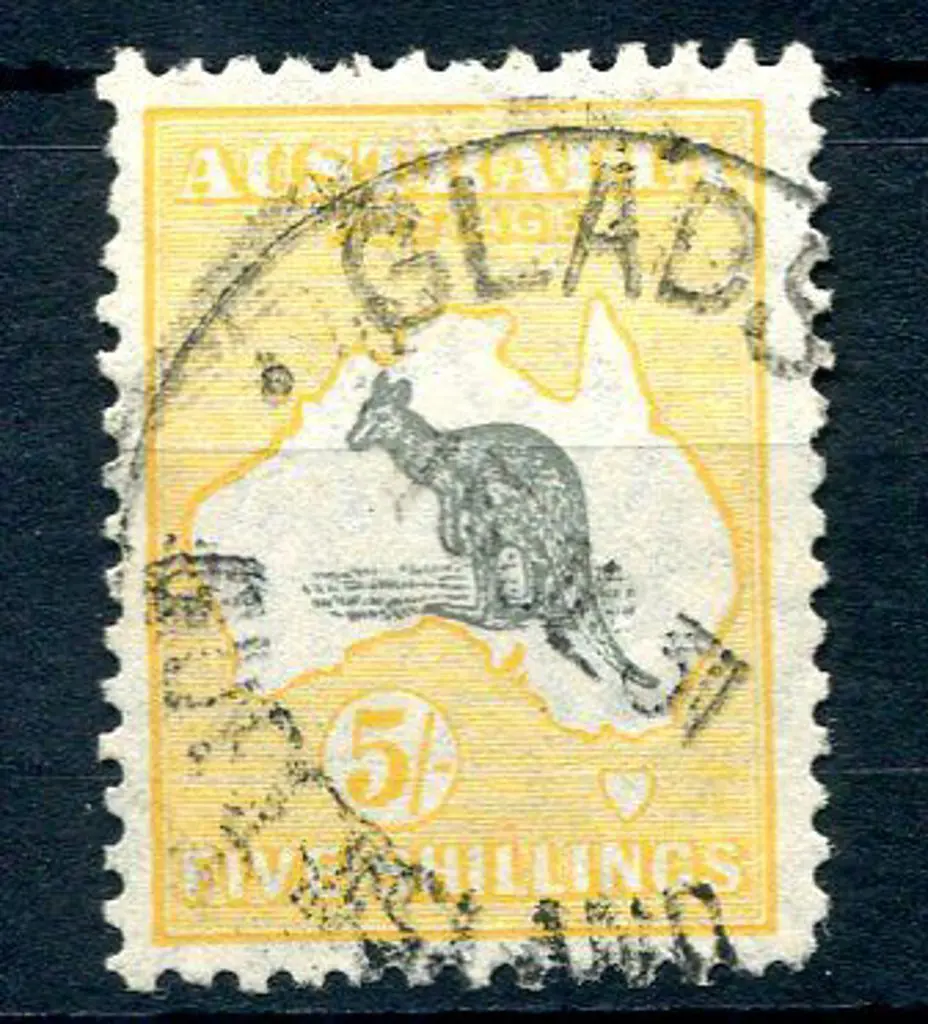 1929/30 Small Multiple Watermark 5/- greyish black ... Image 1++