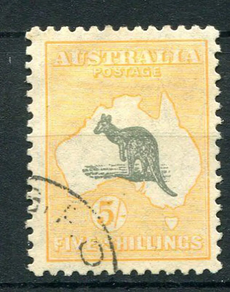 1931-47 CofA Watermark 5/- greyish-black & ... Image 1++