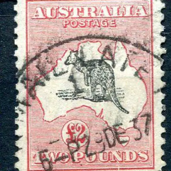 1929/30 Small Multiple Watermark £2 grey & pale ...
