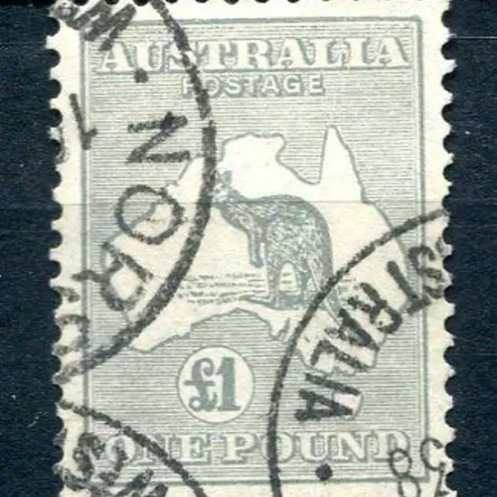 1931-47 CofA £1 grey. Good to fine used with 3 ...