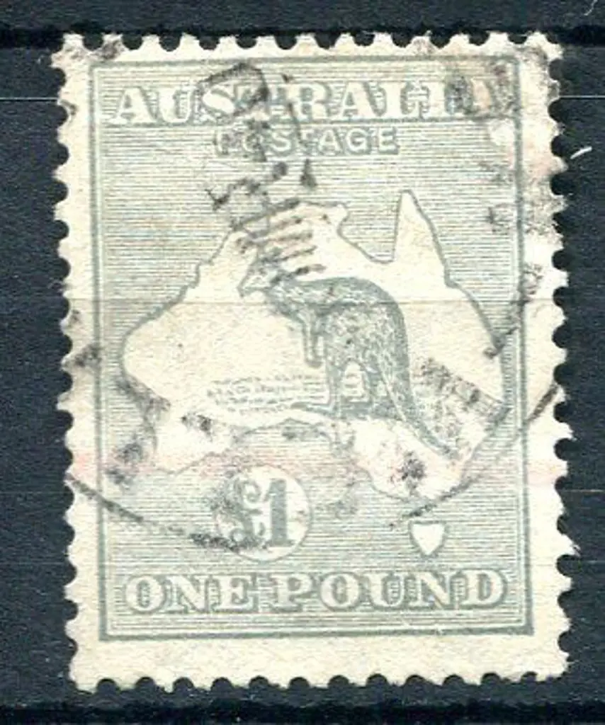 1931-47 CofA £1 grey. Good to fine used. Attempt ... Image 1++