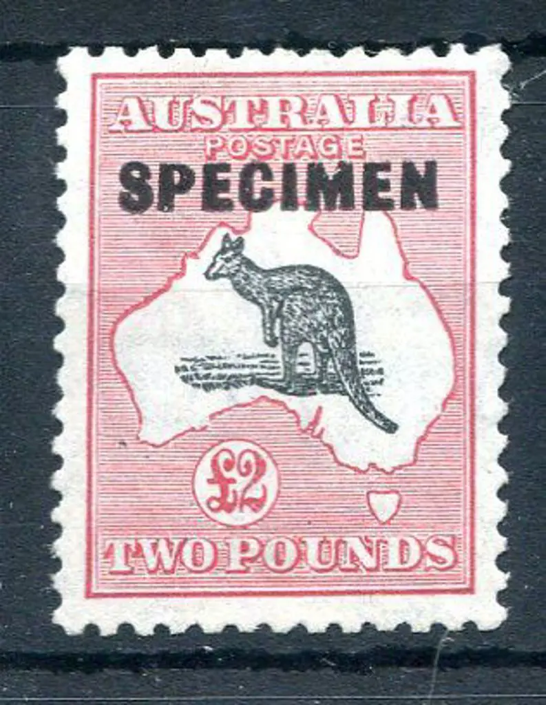 1931-47 CofA £2 black & carmine-rose ovptd ... Image 1++
