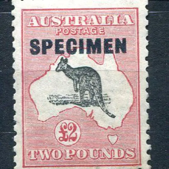 1931-47 CofA £2 black & rose ovptd "SPECIMEN" type ...