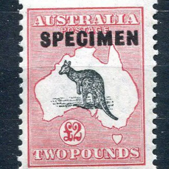 1931-47 CofA £2 grey black & rose crimson ovptd ...