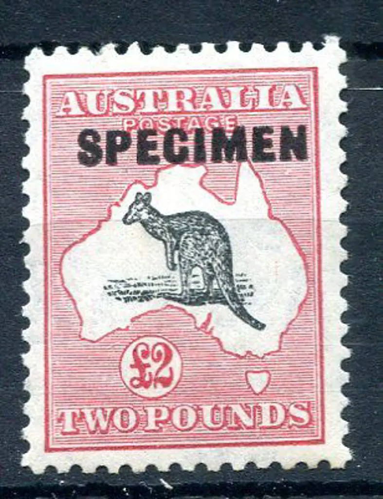 1931-47 CofA £2 grey black & rose-crimson with ... Image 1++