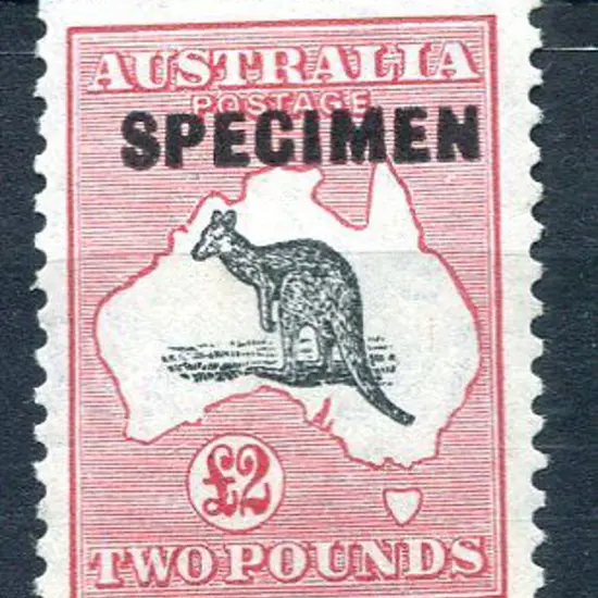 1931-47 CofA £2 grey black & rose-crimson with ...