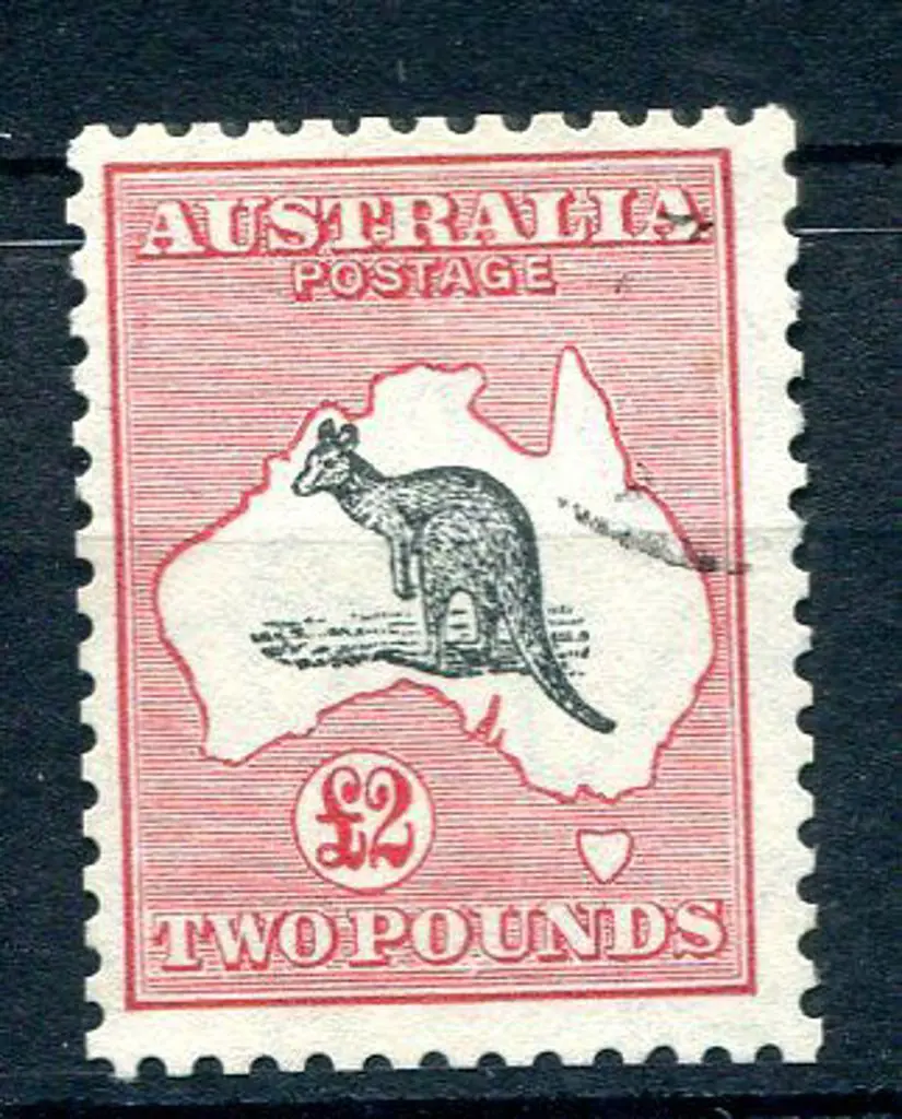 1931-47 CofA £2 grey black & rose-crimson. Fine ... Image 1++