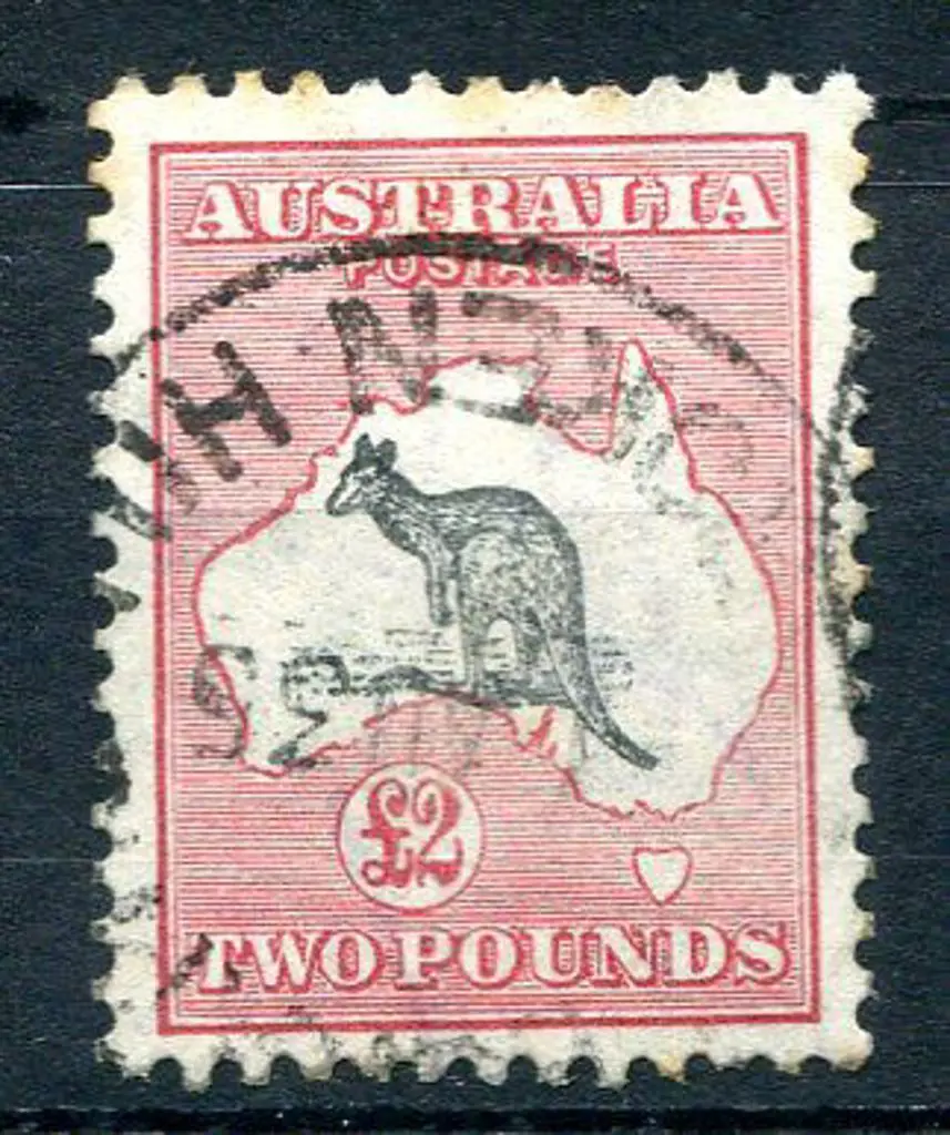 1931-47 CofA £2 grey-black & rose-crimson with ... Image 1++