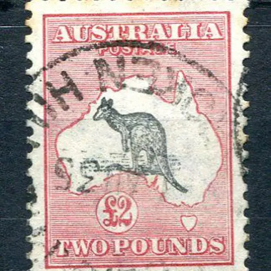 1931-47 CofA £2 grey-black & rose-crimson with ...