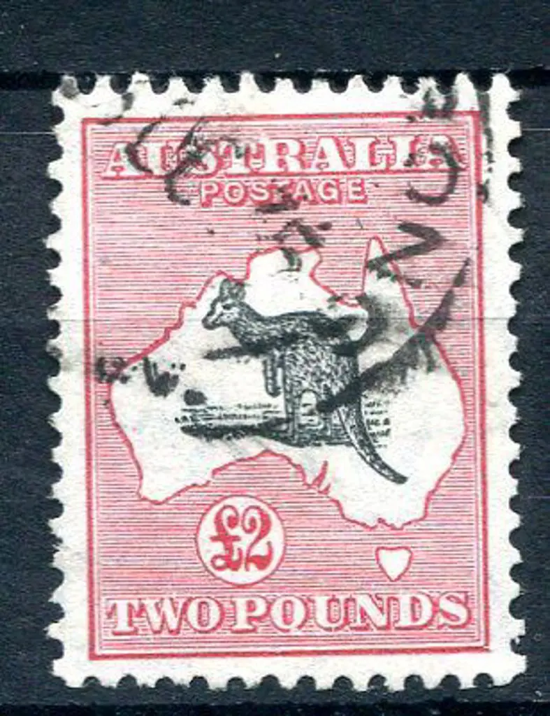 1931-47 CofA £2 grey-black & rose-crimson with ... Image 1++
