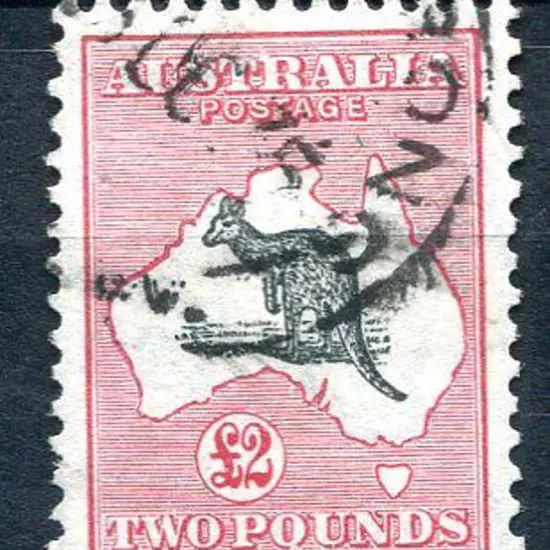 1931-47 CofA £2 grey-black & rose-crimson with ...