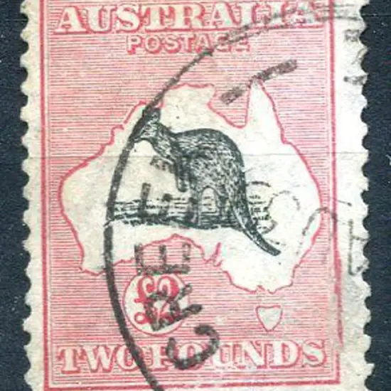 1931-47 CofA £2 grey-black & rose-crimson. F/U ...