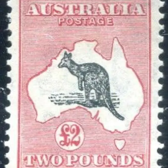 1931-47 CofA £2 grey black & rose-crimson. Superb ...