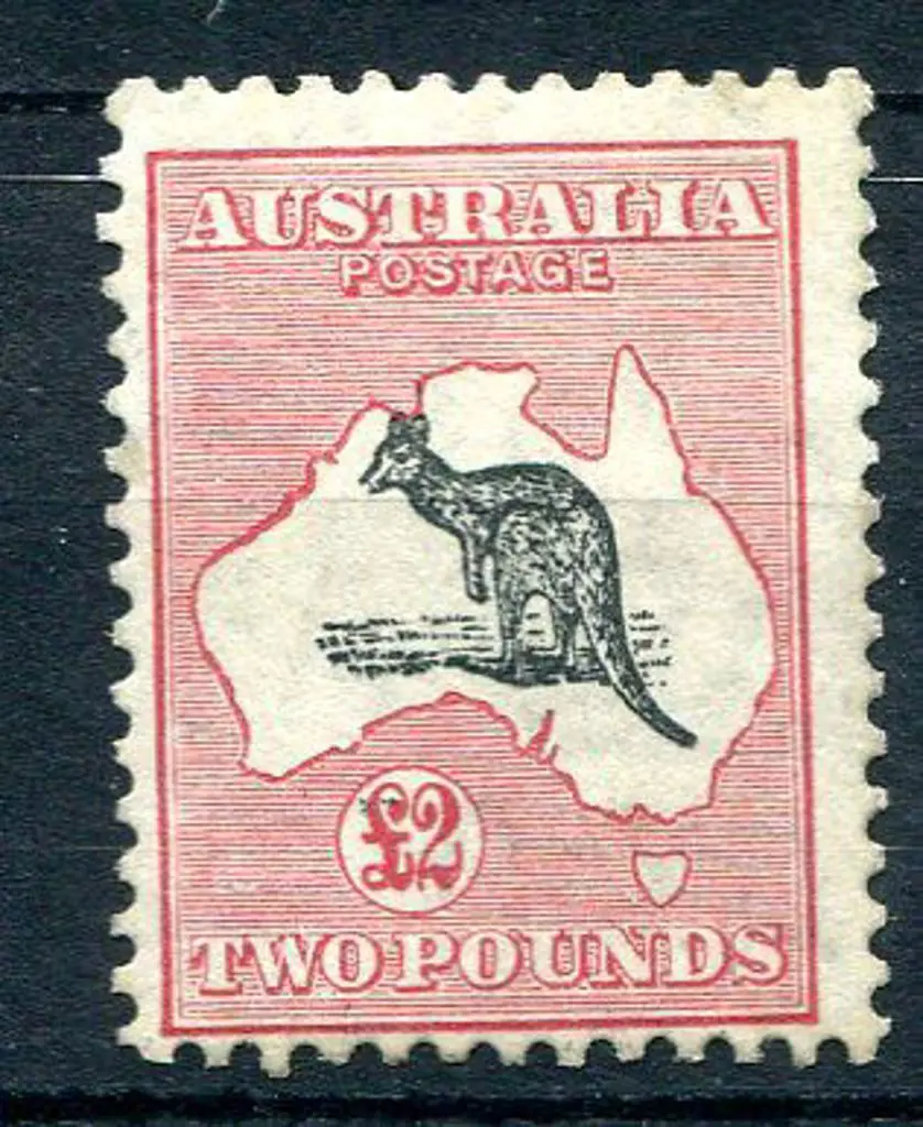 1931-47 CofA £2 grey-black & rose-crimson with ... Image 1++