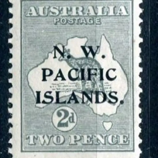 1915/16 2d grey, 2nd wmk in vertical abc strip of ...