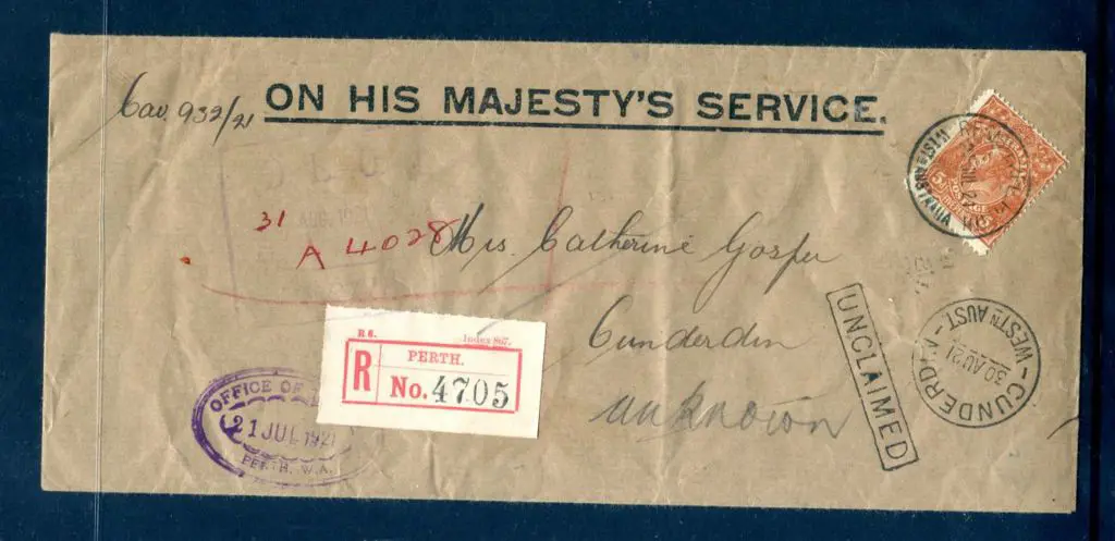 1914-20 Single Watermark 5d bright chestnut on ... Image 1++