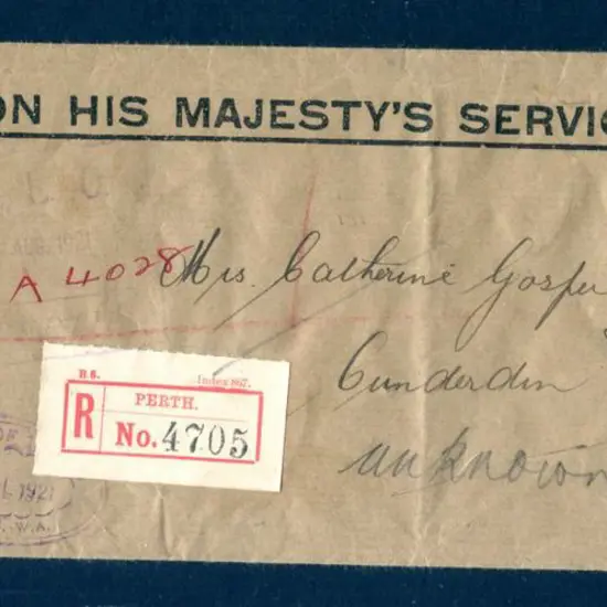 1914-20 Single Watermark 5d bright chestnut on ...
