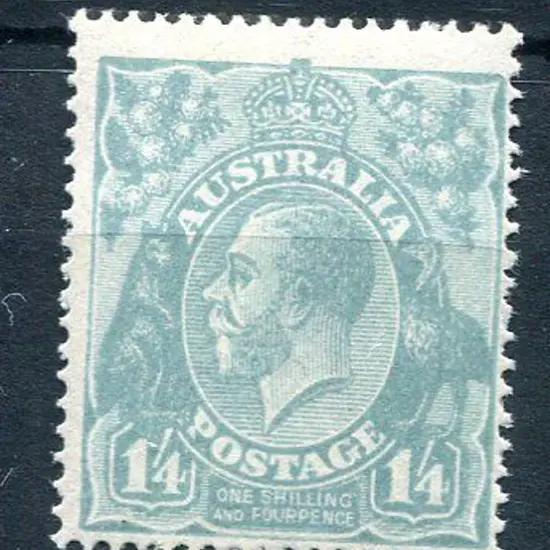 1914-20 Single Watermark ¼d greyish-blue. MUH with ...