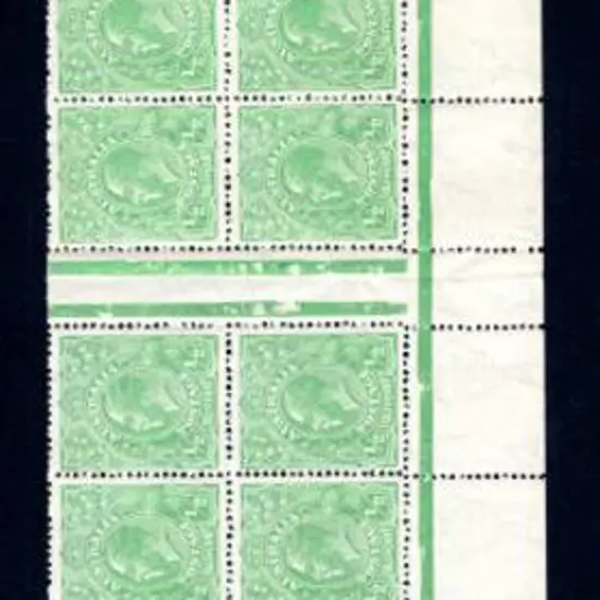 1918-20 Large Multiple Watermark Perf.14 ½d ...