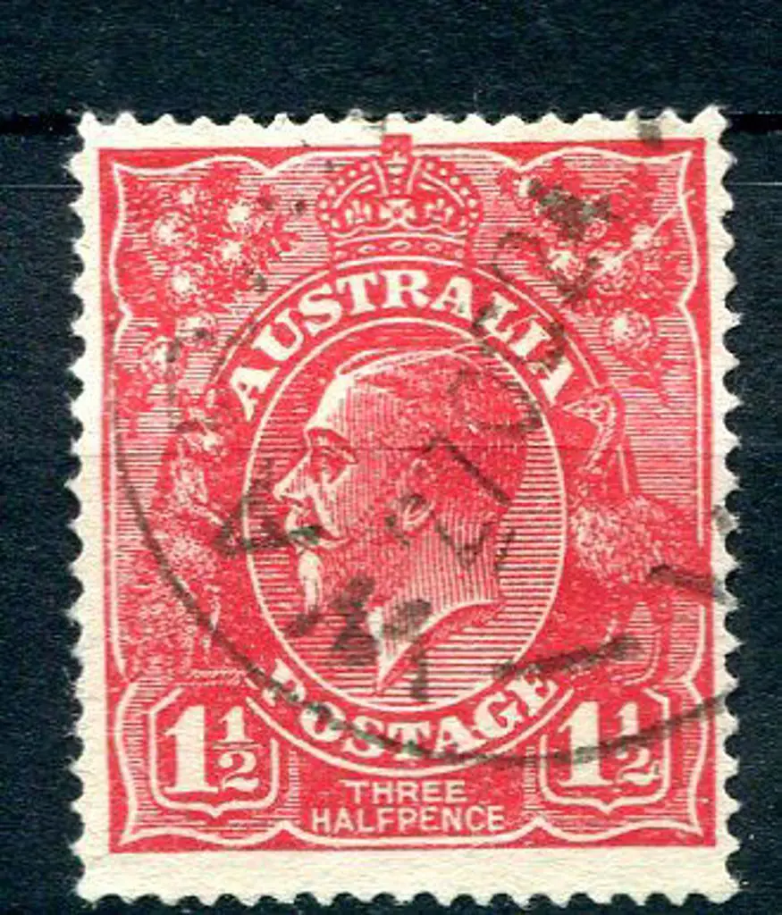 1924 No Watermark 1½d rose-red with "scratched ... Image 1++