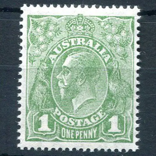 1926-30 Small Multiple Watermark Perf. 14 1d green ...