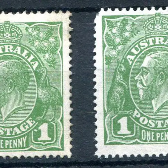 1926-30 Small Multiple Watermark Perf. 14 1d green ...
