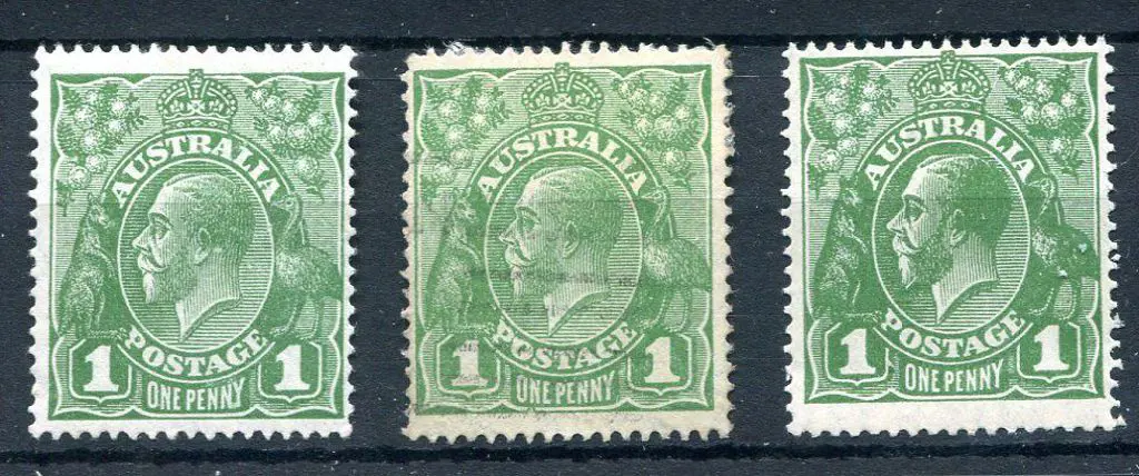 1926-30 Small Multiple Watermark Perf. 14 1d ... Image 1++