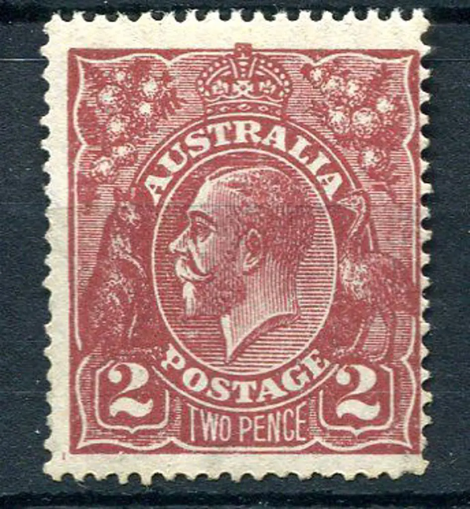 1926-30 Small Multiple Watermark Perf. 14 2d deep ... Image 1++