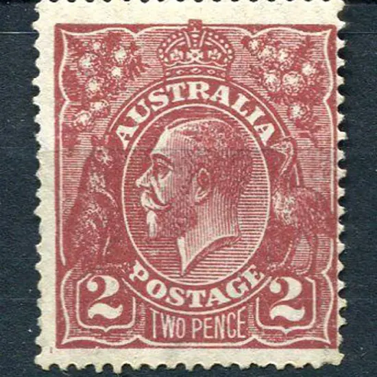 1926-30 Small Multiple Watermark Perf. 14 2d deep ...