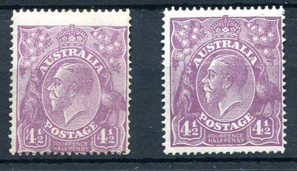 1926-30 Small Multiple Watermark Perf. 14 4½d ... Image 1++