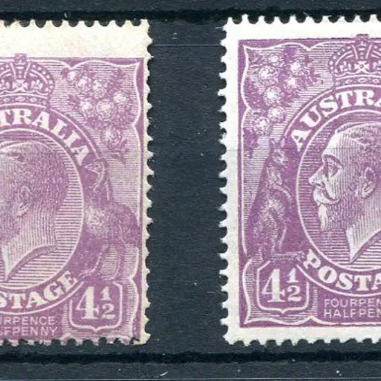1926-30 Small Multiple Watermark Perf. 14 4½d ...